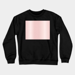 Abstract Light Pink and White Pattern Crewneck Sweatshirt